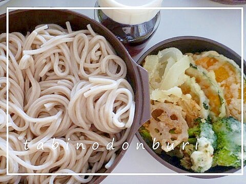 暑い季節にぴったり 天ざるそば弁当